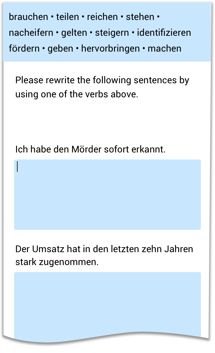 Interview with Grouped Instructions
